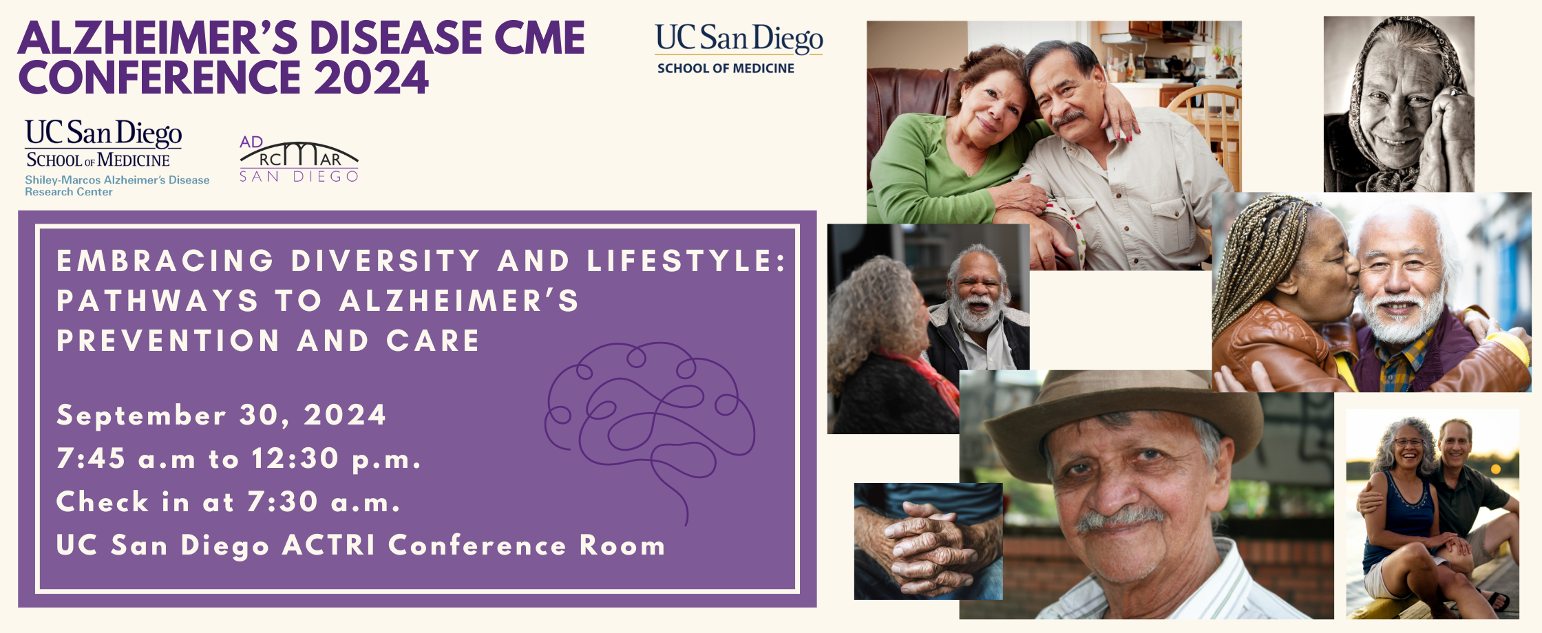 Embracing Diversity and Lifestyle:  Pathways to Alzheimer’s Prevention and Care Banner